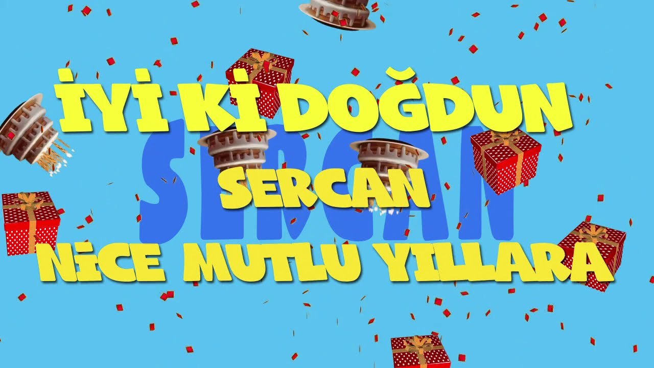 İyi ki doğdun SERCAN  - İsme Özel Ankara Havası Doğum Günü Şarkısı (FULL VERSİYON) (REKLAMSIZ)