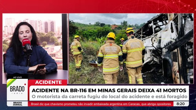 TRAGÉDIA EM MINAS GERAIS: 41 MORTOS EM ACIDENTE NA BR-116; PASSAGEIROS ESTAVAM A CAMINHO DA BAHIA