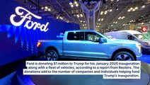 Trump Gets Ford Vehicles, $1M For Inauguration - Will Musk Respond Or Could He Ride In Rival Vehicle?