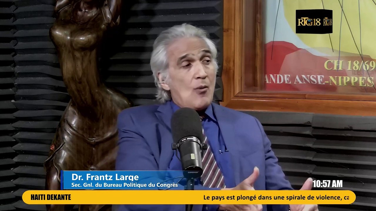Pwopozisyon sòti kriz Dr Frantz Large Sekretè jeneral biwo politik "Congrès de Ouanaminthe"la