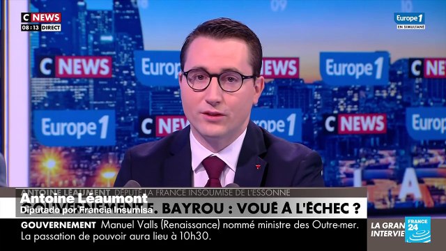 Críticas al nuevo Gobierno del primer ministro François Bayrou