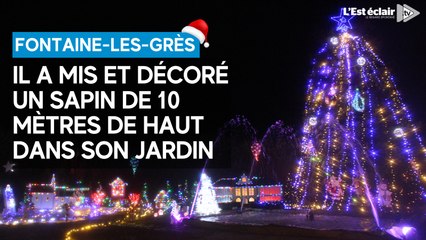 À Fontaine-les-Grès, Cyrille Vallarcher met la magie de Noël à portée de tous