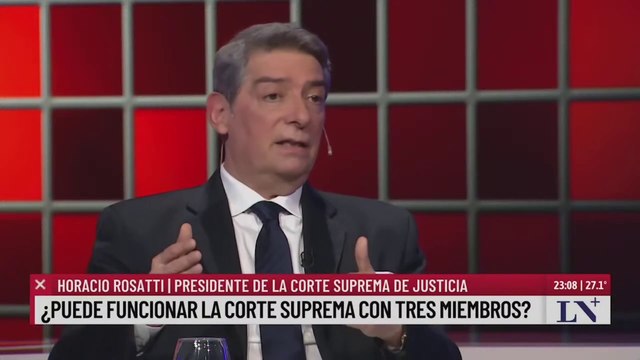 A la Corte llega todo : Rosatti advirtió que los Jueces definirán eventuales nombramientos de Milei en la Corte Suprema