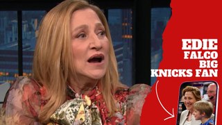 Edie Falco, The Soprano's star, explains why she is a Knicks fan