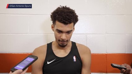 Spurs - Wembanyama : “Pas été à la hauteur de nos attentes sur le plan offensif”