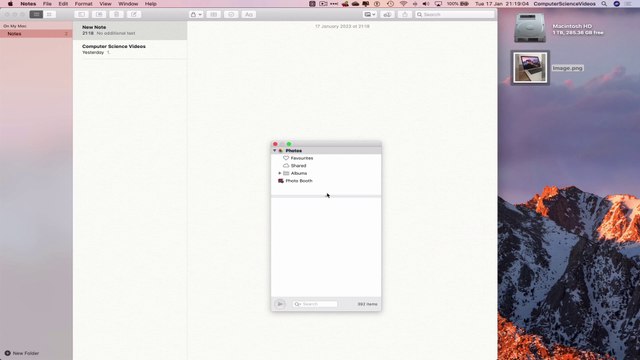 How to INSERT an Image On Notes Using the Notes Application On a Mac - Basic Tutorial | New