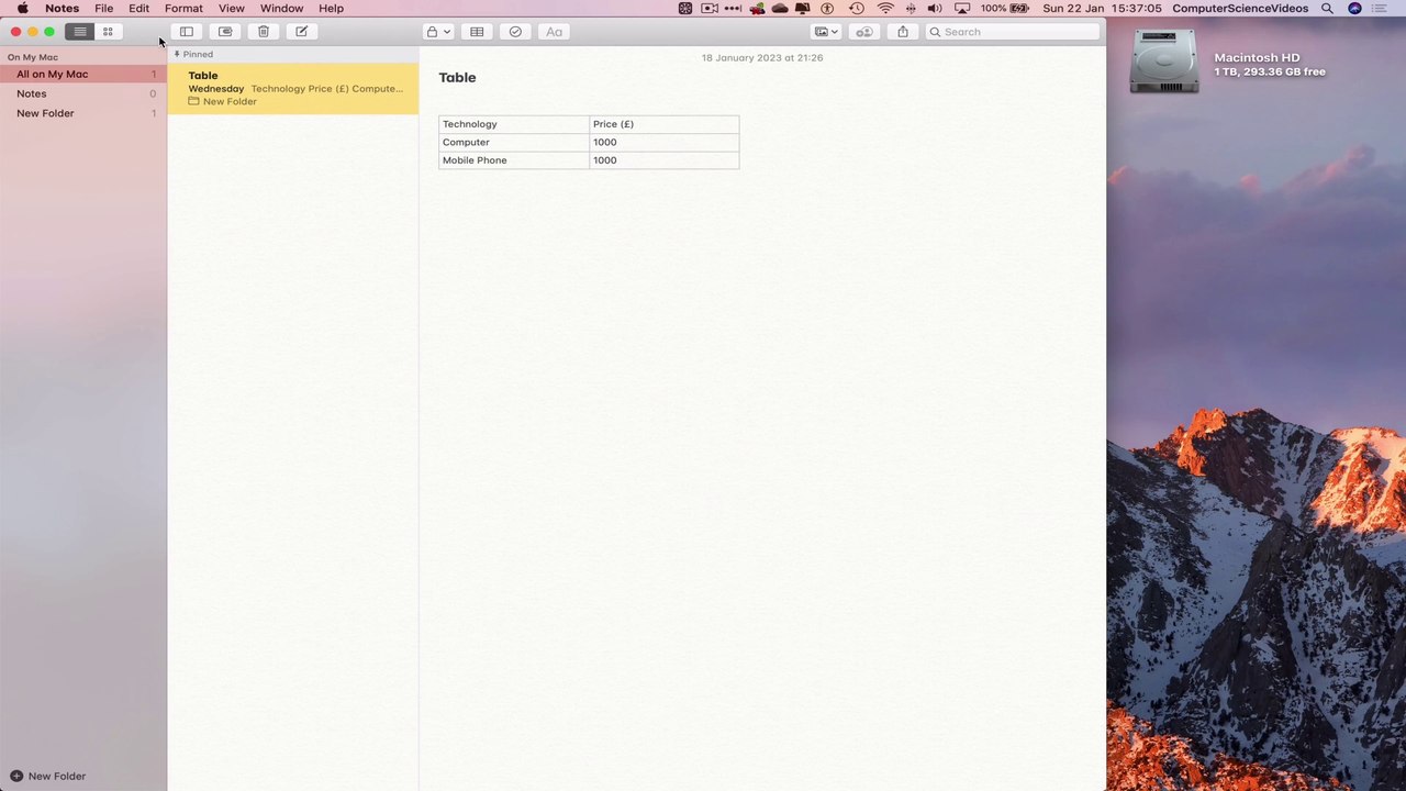 How to DELETE Your Notes Using the Notes Application On a Mac - Basic Tutorial | New