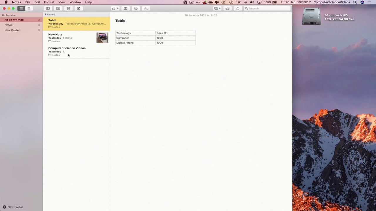 How to PIN Your Note Using the Notes Application On a Mac - Basic Tutorial | New