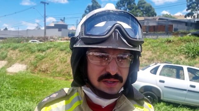 Uso do cinto de segurança evitou ferimentos graves em vítima, afirma Tenente do Corpo de Bombeiros