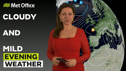 Met Office Evening Weather Forecast 24/12/2024 - Cloudy with some rain