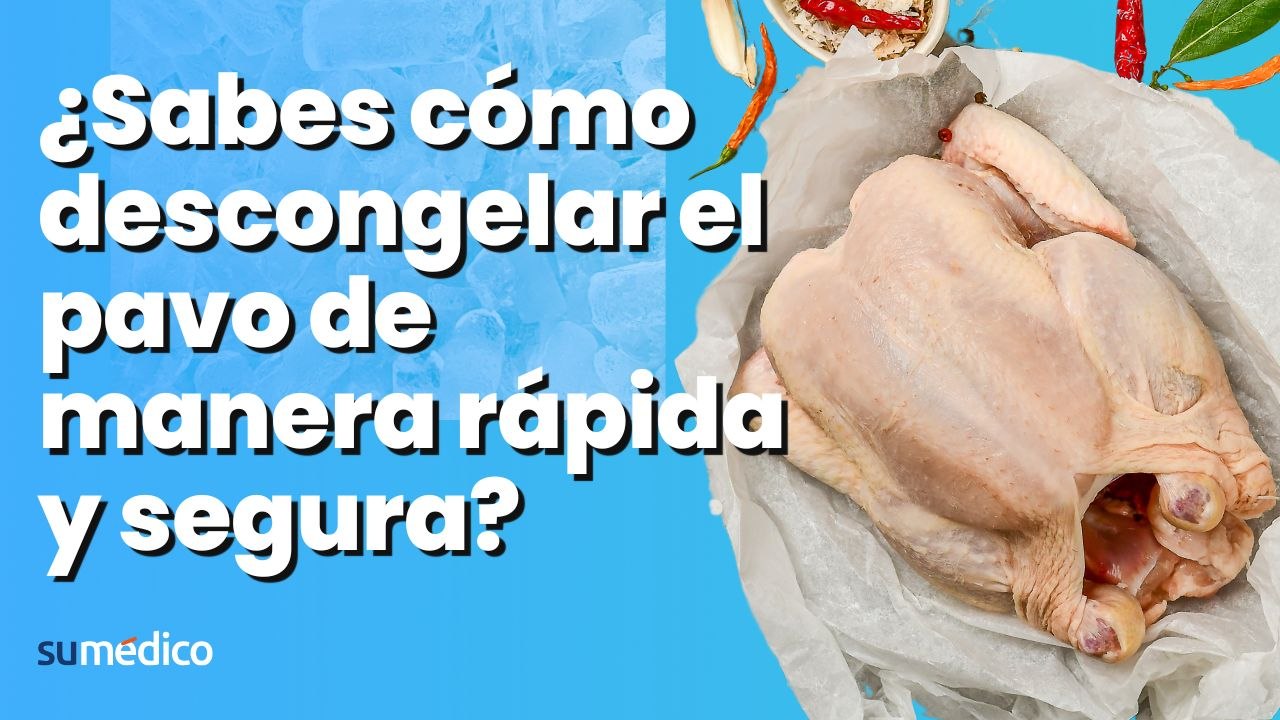 ¿Sabes cómo descongelar el pavo de manera rápida y segura?