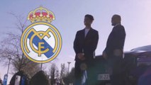 Carlos Alcaraz y Roberto Carlos y su momento especial al lado de la plantilla del Real Madrid