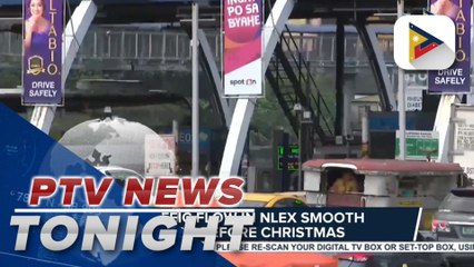 Traffic flow in NLEX smooth a day before Christmas