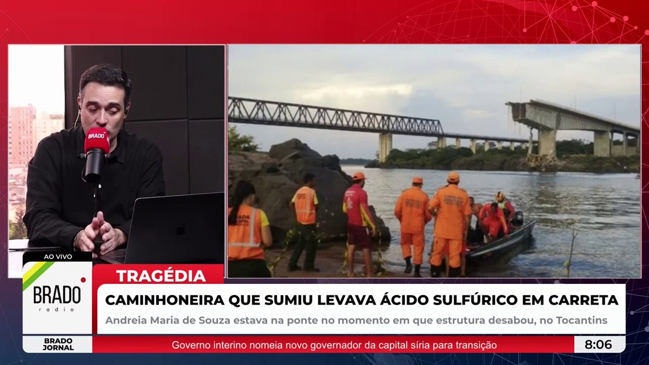 PONTE DO MARANHÃO: RIO TOCANTINS É CONTAMINADO COM ÁCIDO SULFÚRICO, TORNANDO RESGATE DAS VÍTIMAS AINDA MAIS COMPLEXO