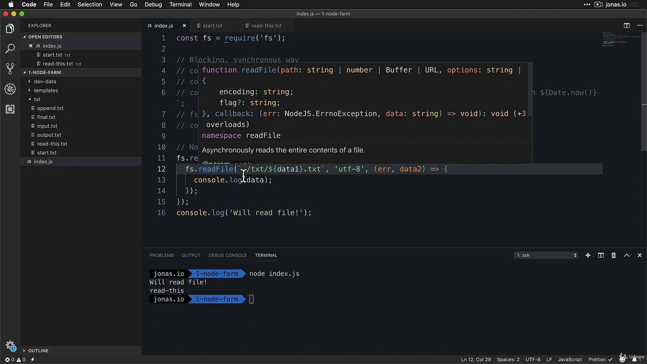 010 Reading and Writing Files Asynchronously #coding,#software engineer,#web devlopment,#html,#javascript,#nodejs,#fullstack,#backend,#fullstackdevloper