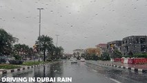 Rain Season in Dubai - Driving in Rain #dubai #sharjah