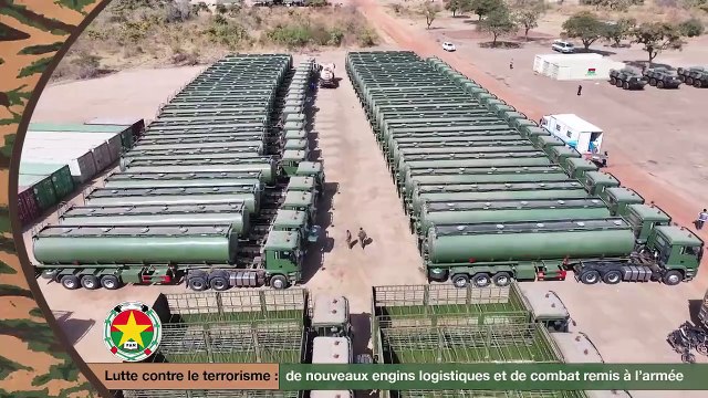 Lutte contre le terrorisme : De nouveaux engins logistiques et de combat remis à l’armée