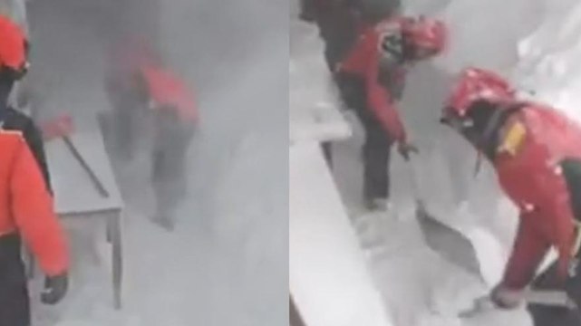 Alpinisti dispersi sul Gran Sasso, il video dell'intervento dei soccorritori