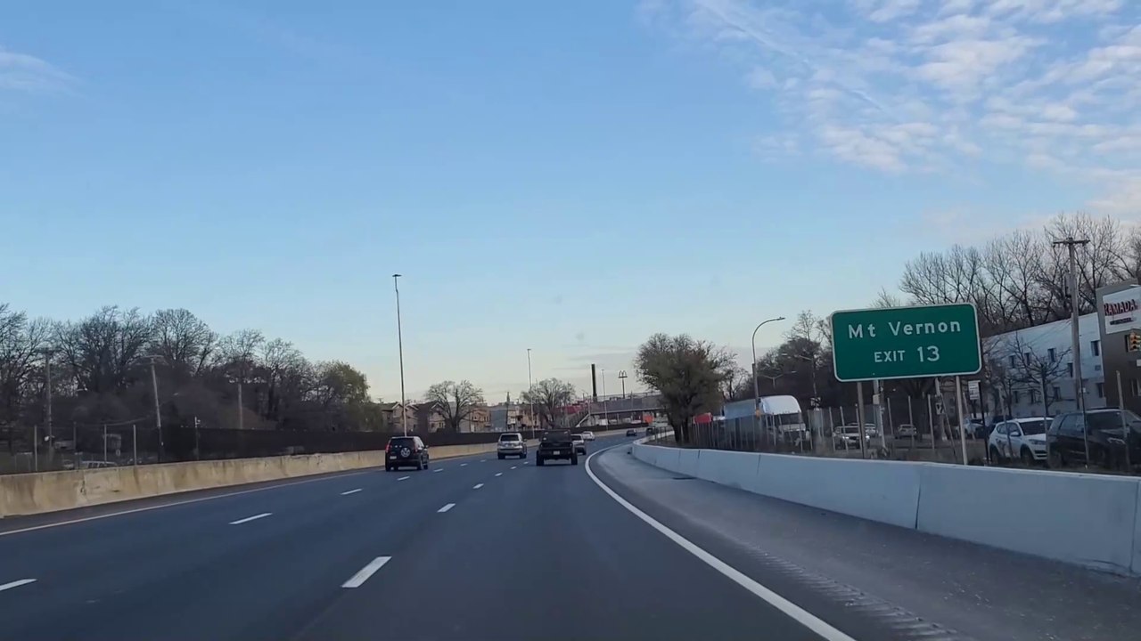 I-95 NEW ENGLAND THRUWAY EXIT 13 MOUNTVERNON TO CO-OPCITY,