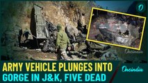 J&K Accident: 5 Soldiers Lose Their Lives as Army Vehicle Falls into 300-Foot Gorge in Poonch Watch