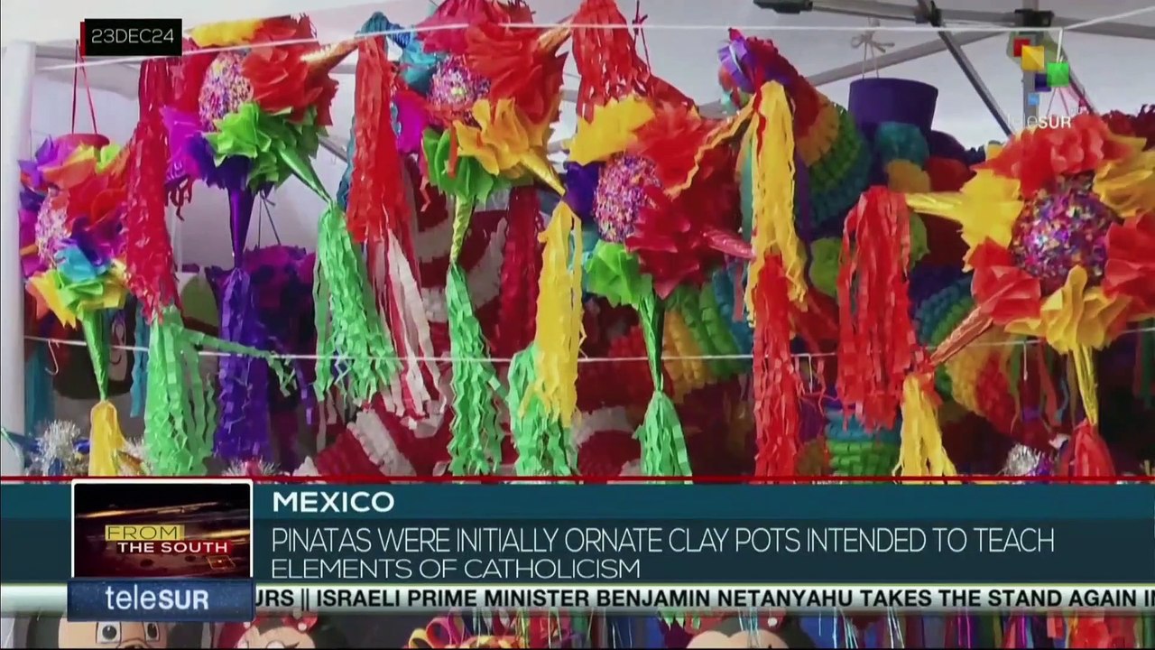 Mexico, piñatas were initially ornate clay pots intended to teach elements of Catholicism