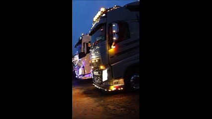 Market Rasen YFC Christmas tractor run 2024