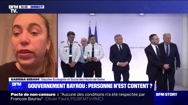 Gouvernement Bayrou: On a fait revenir des personnalités qui sont détestées , affirme Sabrina Sebaihi (Les Écologistes)