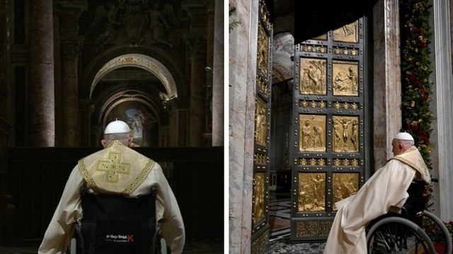 El Vaticano: El papa Francisco abre la Puerta Santa en la Basílica de San Pedro por el jubileo de 2025