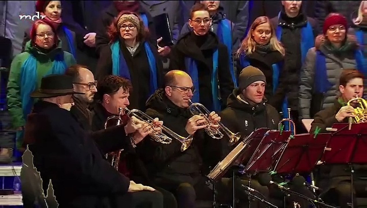 Konzert : Weihnachtliche vor der Frauenkirche in Dresden - 23/12/24 - 13 Minuten - Dresden Church