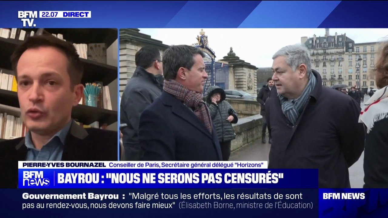 Gouvernement Bayrou: "Ce qui compte, c'est qu'on puisse trouver ce compromis", affirme Pierre-Yves Bournazel (Horizons)