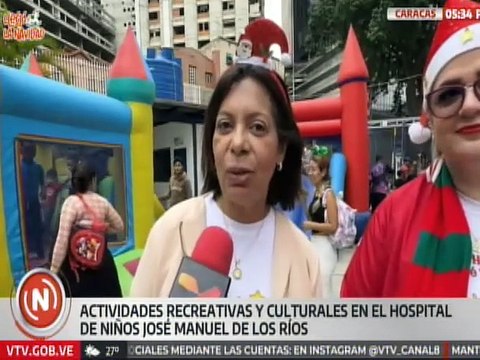 Gobierno Nacional realiza actividades recreativas y culturales en el Hospital J.M. de los Ríos