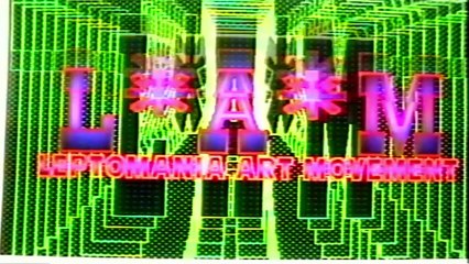 1994 L*A*M - blotter art Bart Simpson / Hoffman [VHS]