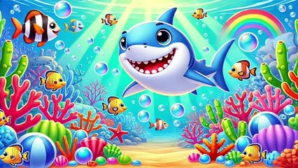 Bubblegum Baby Shark Explores Candy Ocean 🍬 | Fun Song for Kids