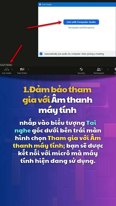 🎯Lỗi Micro không hoạt động trên ZOOM #zoom #micro #microphone #lỗimicro