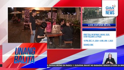 Ilang pamilya at magbabarkada, maagang namasyal sa QC Memorial Circle ngayong Pasko | Unang Balita