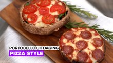 Portobello challenge: Pizza style