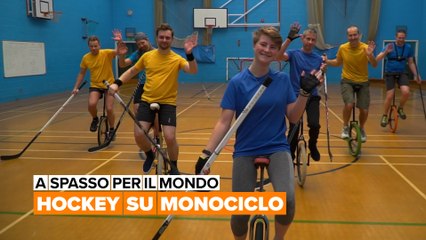 A spasso per il mondo: Hockey su monociclo
