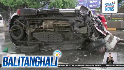 SUV driver, sugatan matapos maaksidentesa KM 20 ng Skyway at-Grade | Balitanghali