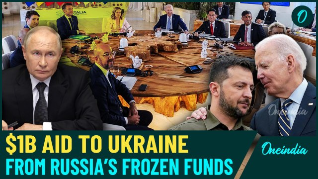 Ukraine Secures $1B from Frozen Russian Funds; G7 Nations Back aid as Moscow Fumes over Theft