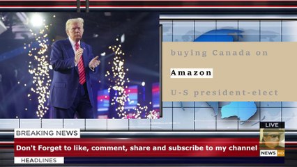 US president-elect's son shares post on X of Donald Trump buying Canada on Amazon