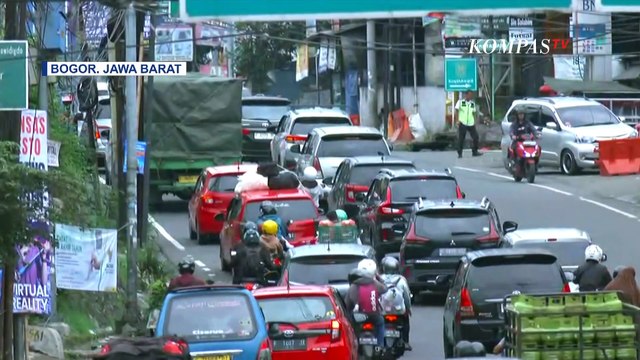 Puncak Mudik Nataru, Arus Lalu Lintas di Kawasan Puncak dan Tol Pasteur Ramai Lancar