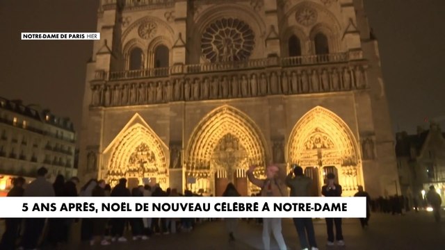 5 ans après, Noël de nouveau célébré à Notre-Dame