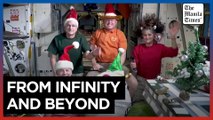Astronauts send Christmas message to Earth from International Space Station