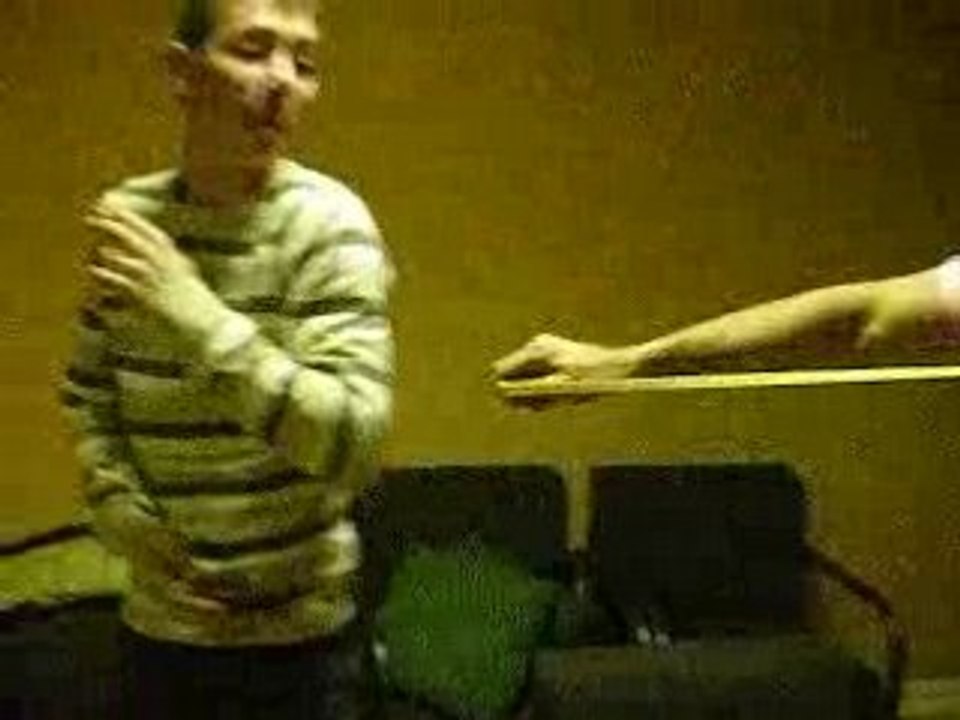 Fight in the foye
