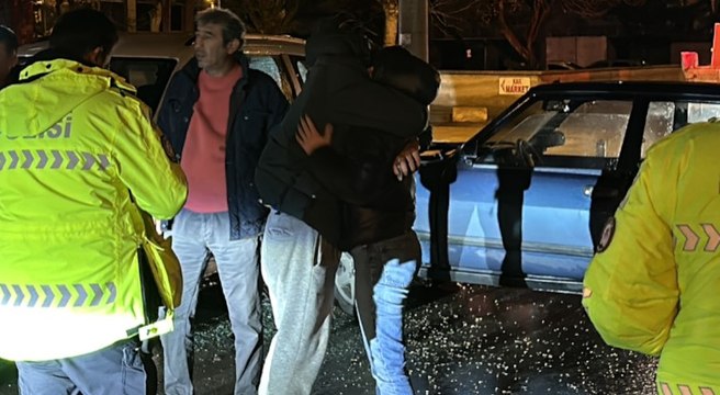 50 Bin tl ceza yedi; kız arkadaşına sarılıp ağlamaya başladı