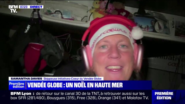 Quand on veut faire le Vendée Globe, on sait qu'on va passer Noël en mer : La skippeuse du Vendée Globe, Samantha Davis, raconte comment elle vit de fêter les fêtes de fin d'année loin de sa famille