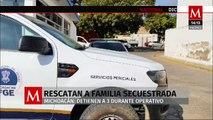 Fiscalía de Michoacán rescata a familia secuestrada durante operativo