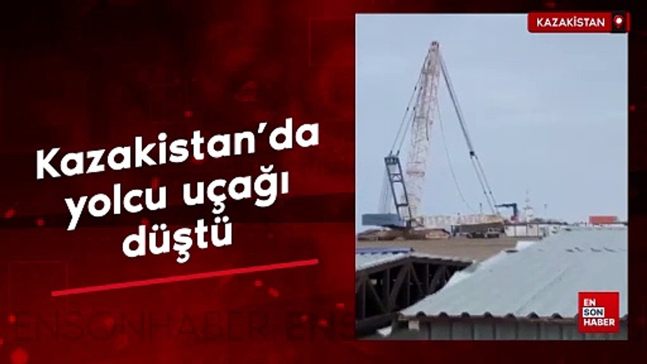 Kazakistan'da yolcu uçağı düştü