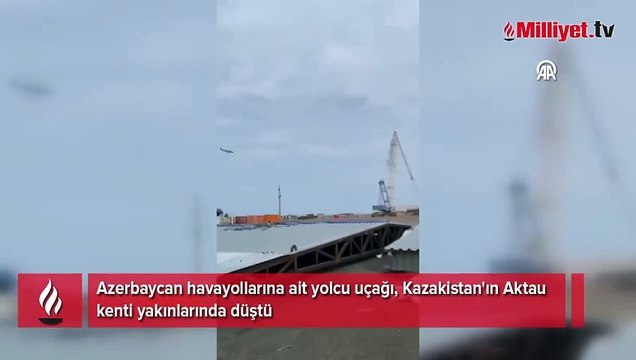 Azerbaycan havayollarına ait yolcu uçağı Kazakistan'da düştü
