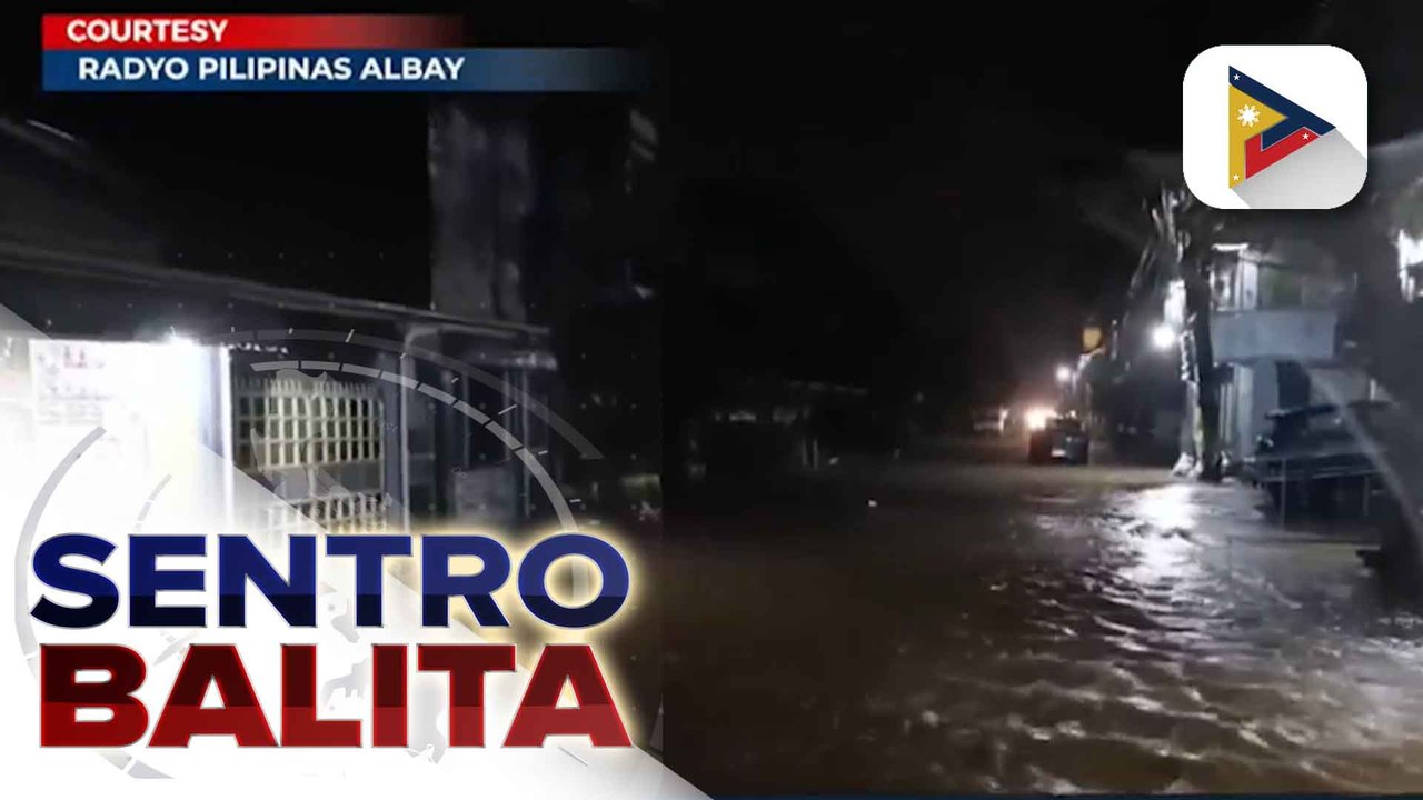 Ilang lugar sa Bicol Region at Southern Luzon, binaha dahil sa pag-ulang dulot ng shear line